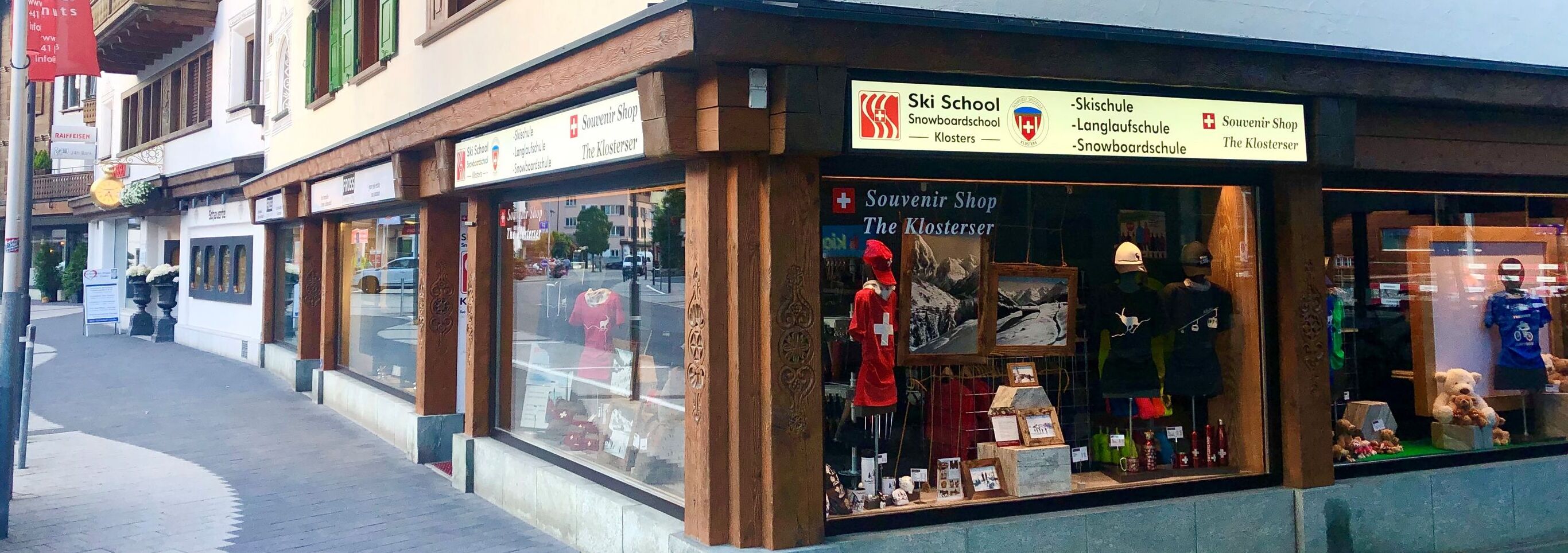 Souvenir shop in Klosters 