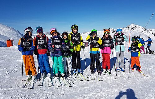 Ski group lessons for children