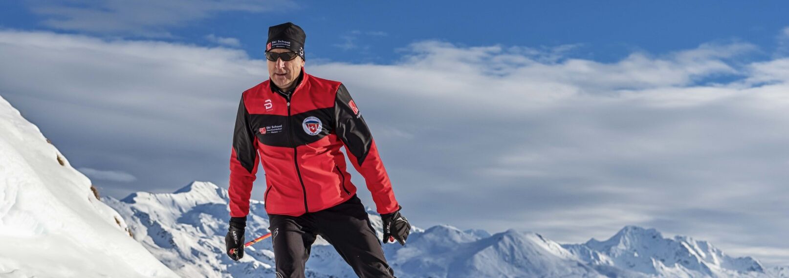 Cross-country ski instructor Klosters Ski School